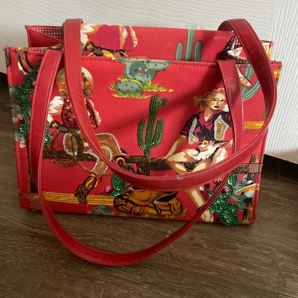 Vintage cowgirl purse